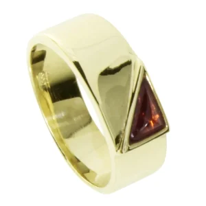 Ring Gold 333/000, Bernstein -Größe wählbar-