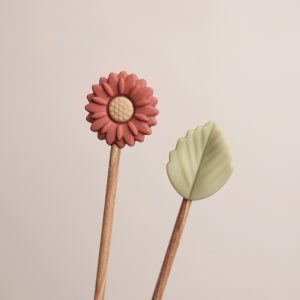 Maschenstopper Set Blume & Blatt