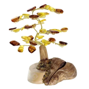 Baum auf Holz, Bernstein