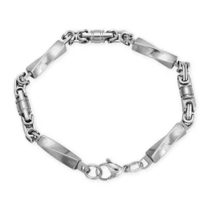 Königskette Armband 6mm breit aus Edelstahl