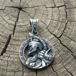 Achilles – Held von Troja - Edelstahlanhänger