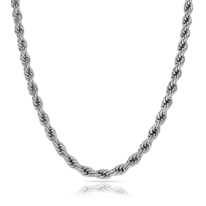 Kordelkette Rope Chain 7mm breit aus Edelstahl