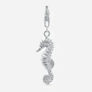 Seepferdchen Armband Anhänger - Silber